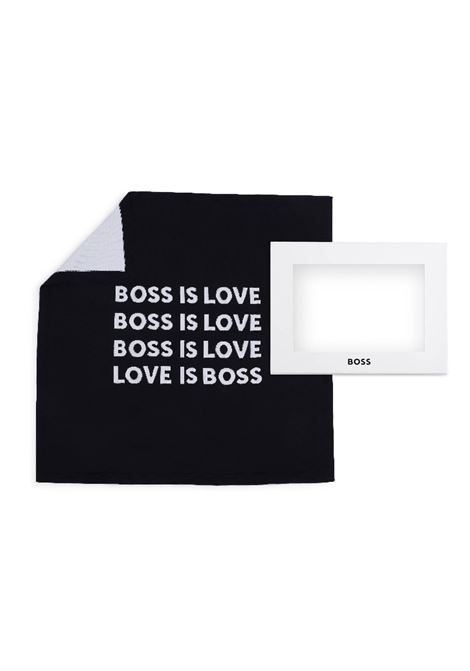 Coperta con slogan HUGO BOSS KIDS | J53570849